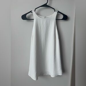 Ann Taylor Women’s White Sleeveless Shift Top